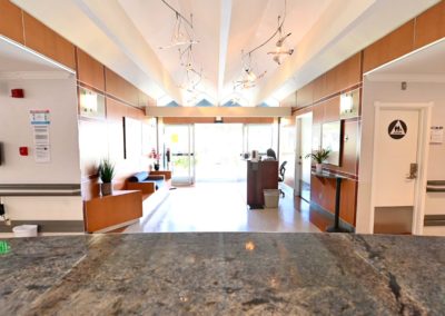 ocean pointe entryway and front desk